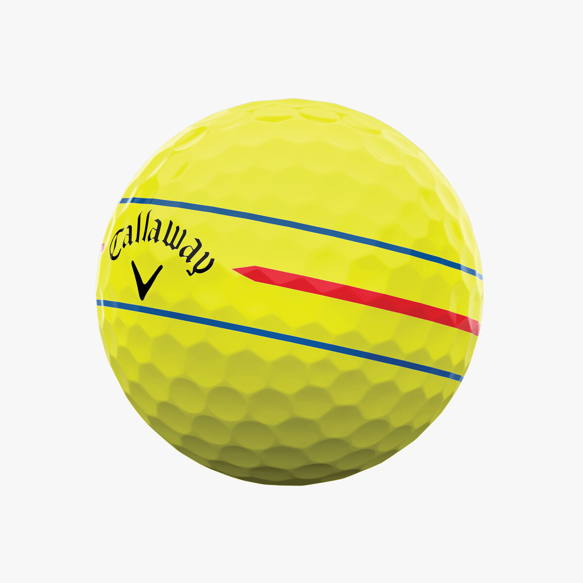 Chrome Tour 360 Triple Track Yellow Golf Balls