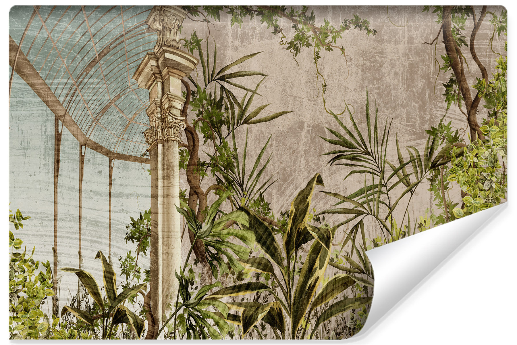 Fototapeta OGRÓD BOTANICZNY Natura Retro 90x60cm