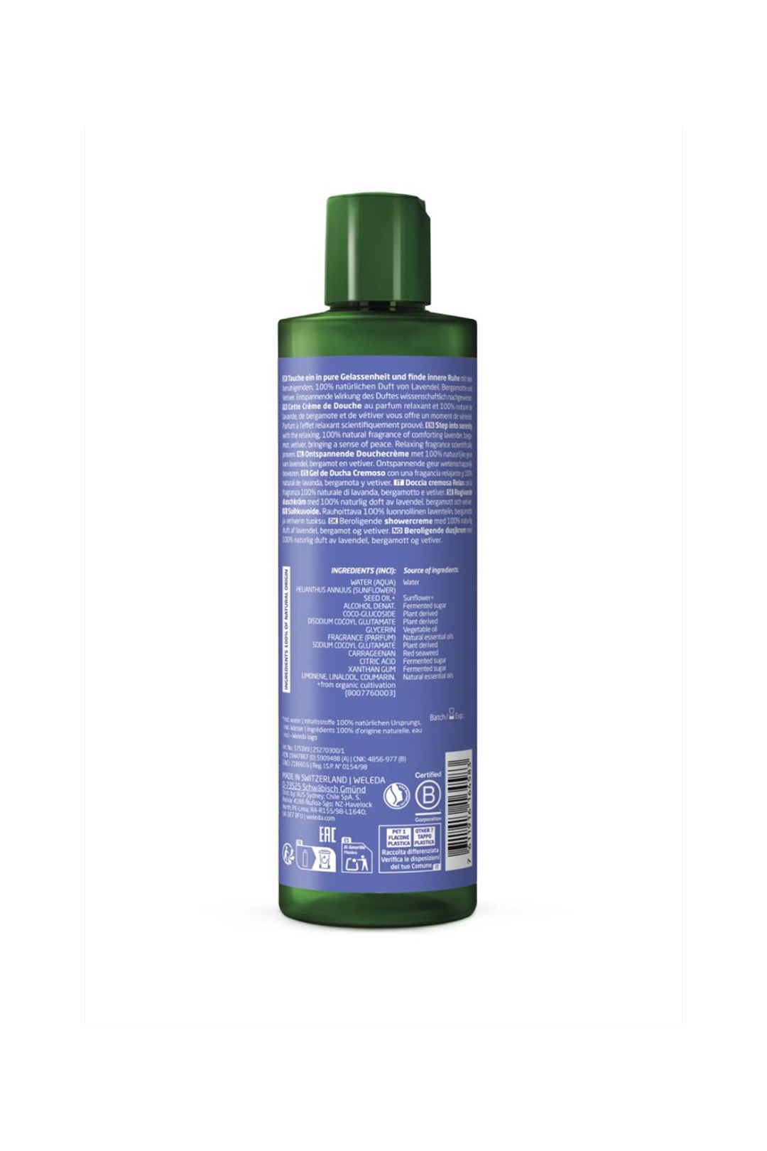 Weleda Relax Shower Cream Lavender 400ml
