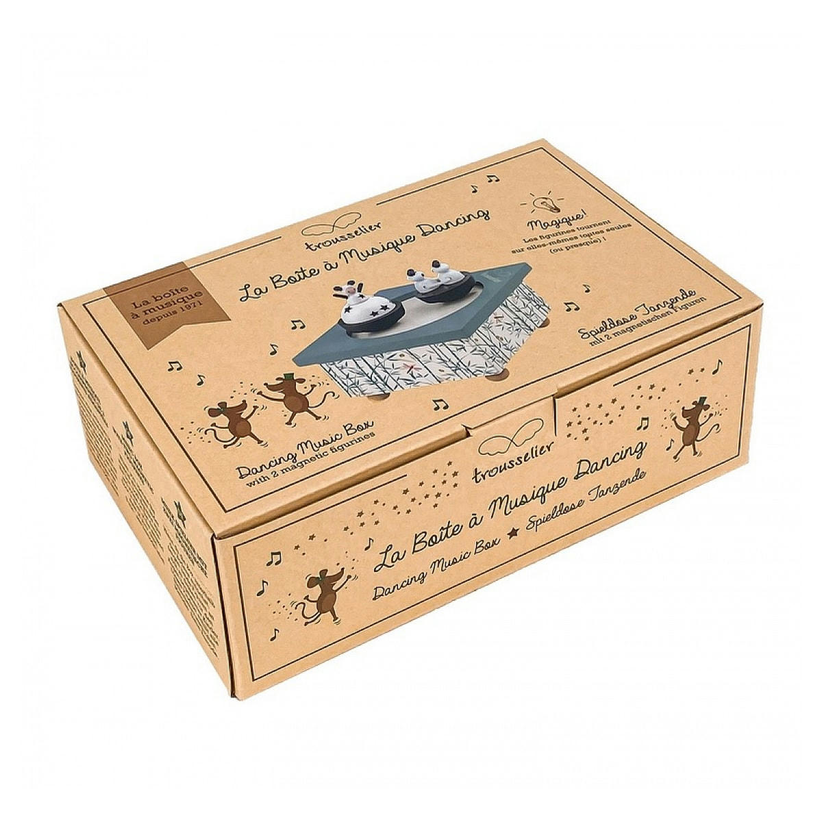 - Boite à Musique Fille & Pandas