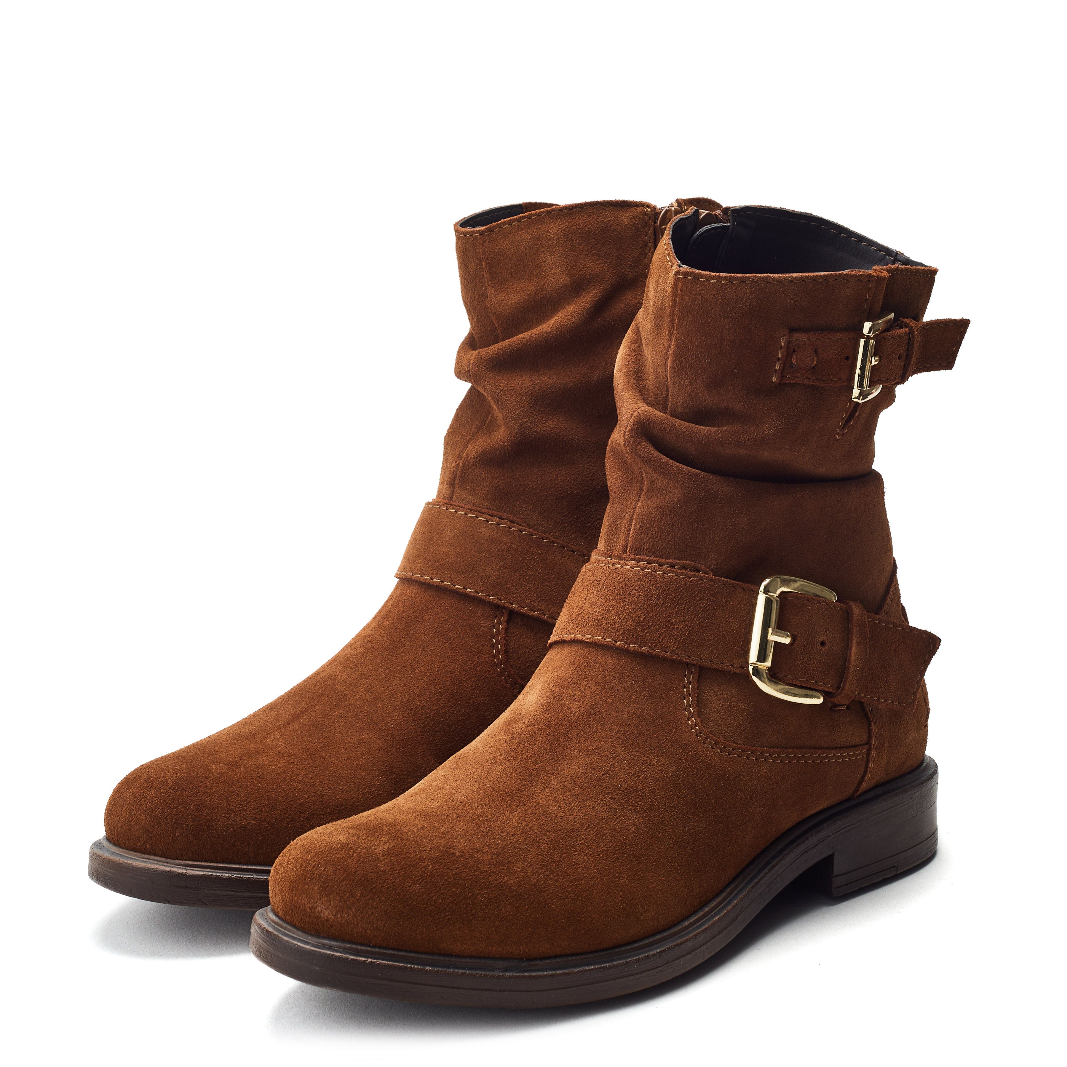 Moda In Pelle Ombre' Suede Ankle Boots