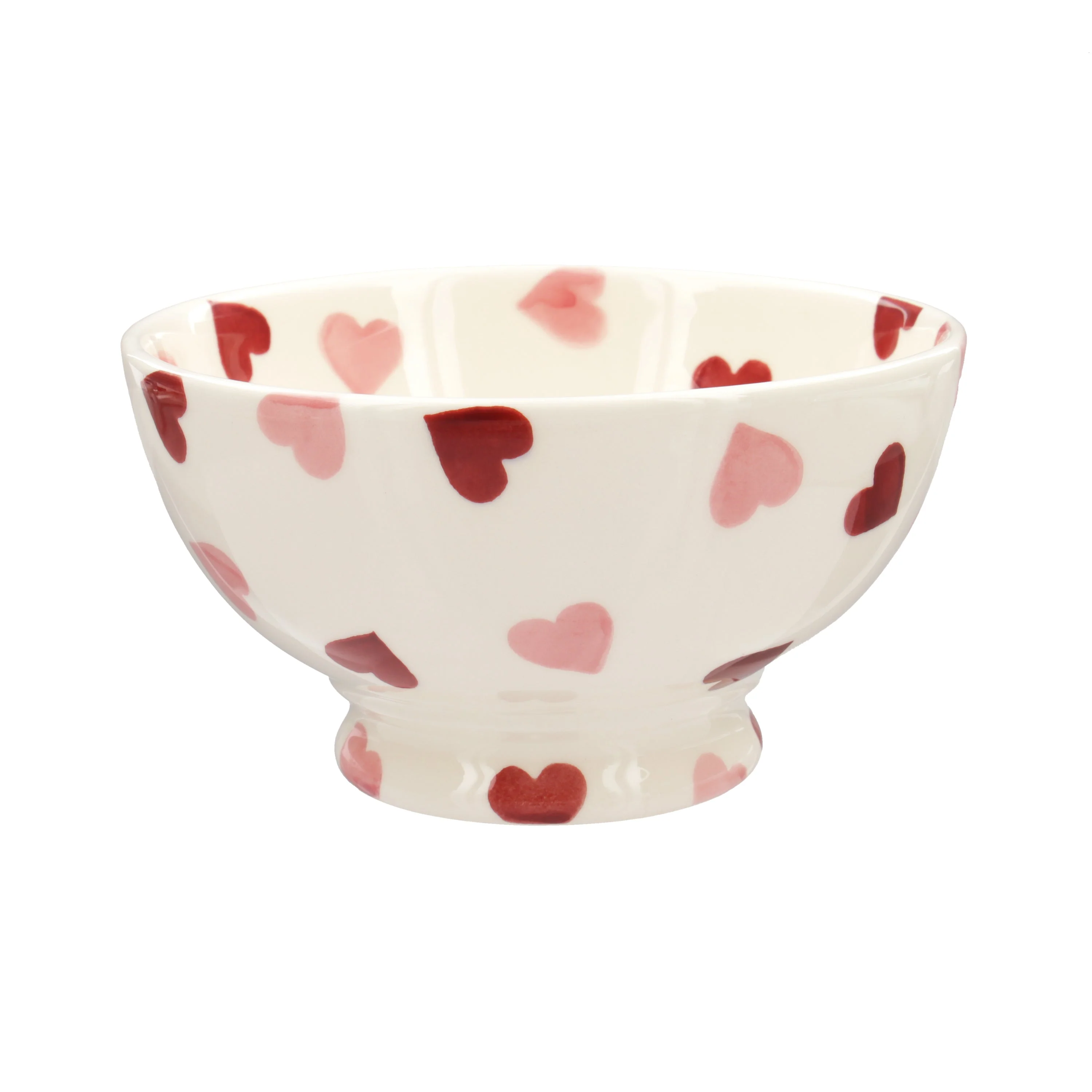 Seconds Pink Hearts French Bowl
