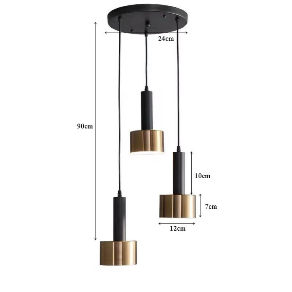 Lampa sufitowa loftowa metalow