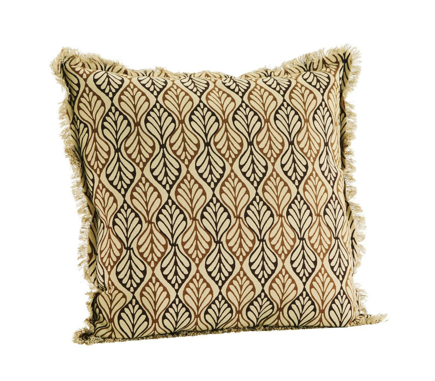 - Coussin Coton Beige 50X50