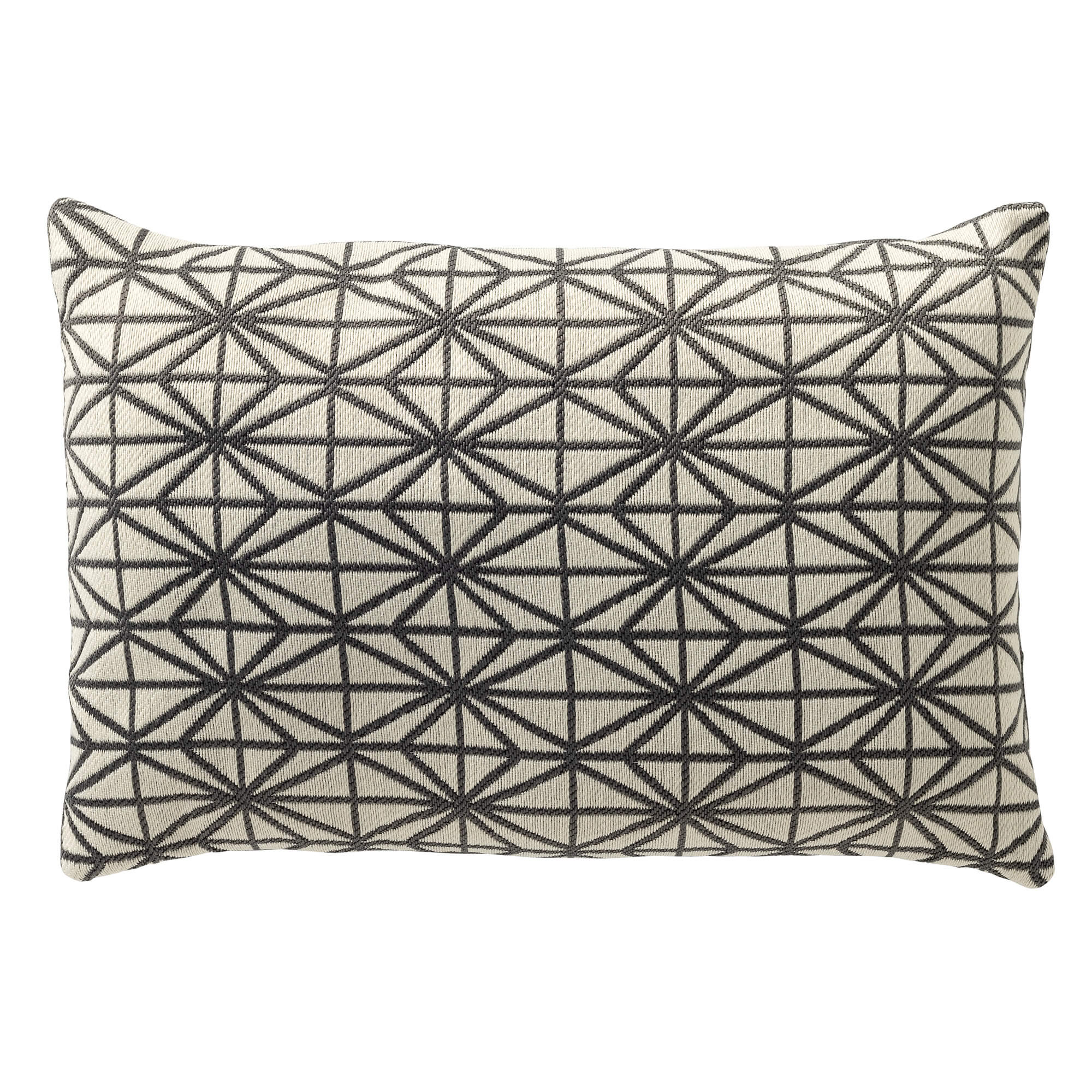 NISA - buitenkussen 40x60 cm - waterafstotend - Charcoal Gray - antraciet
