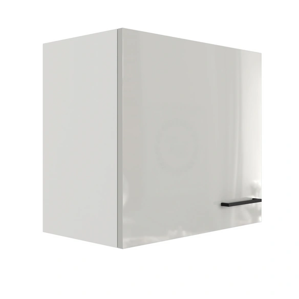 Hängeschrank, »Lund«, Bügelgriff, LxBxH: 60x30x54,8 cm, lichtgrau glänzend