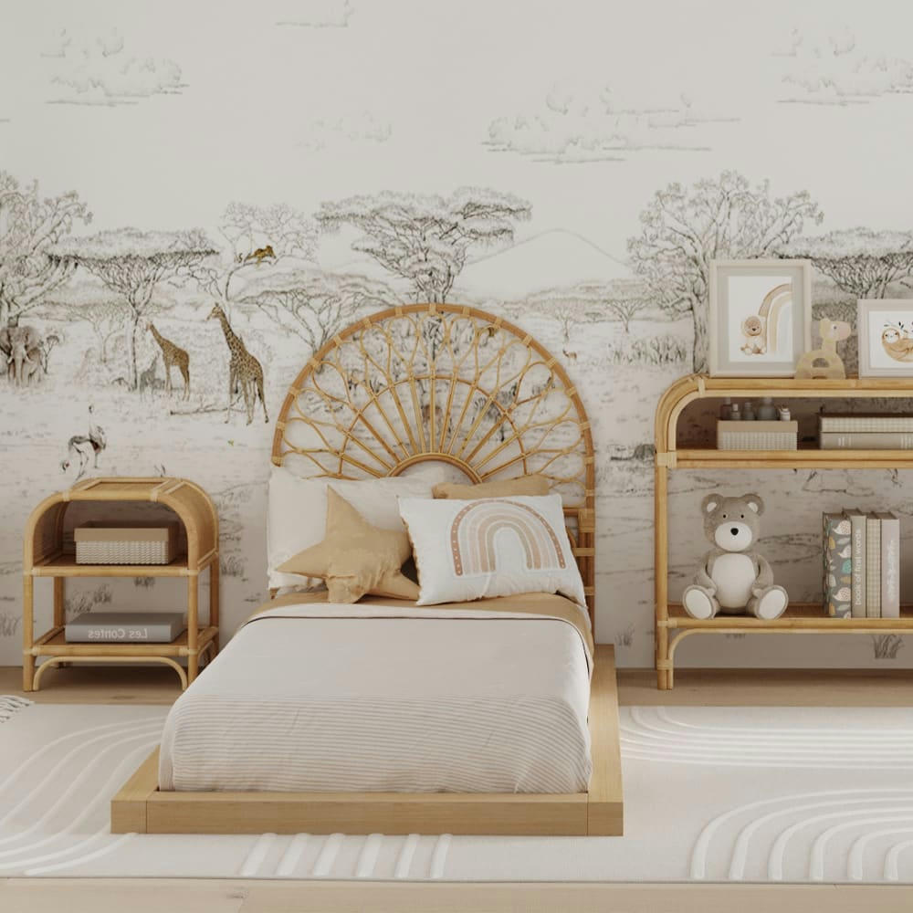 BAHIA - Tête de lit 90 cm en rotin