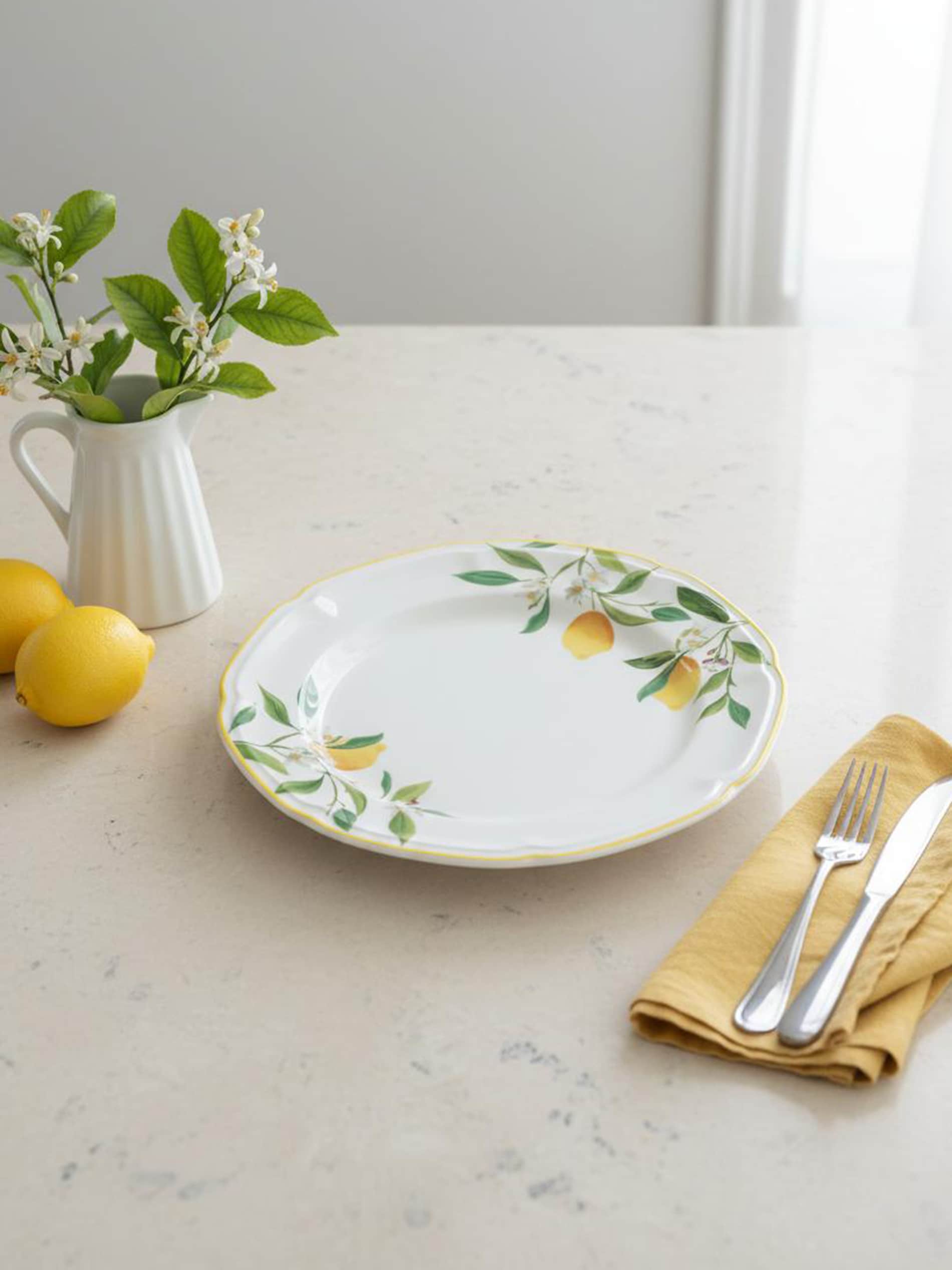 Ceramiczny talerz z nadrukiem