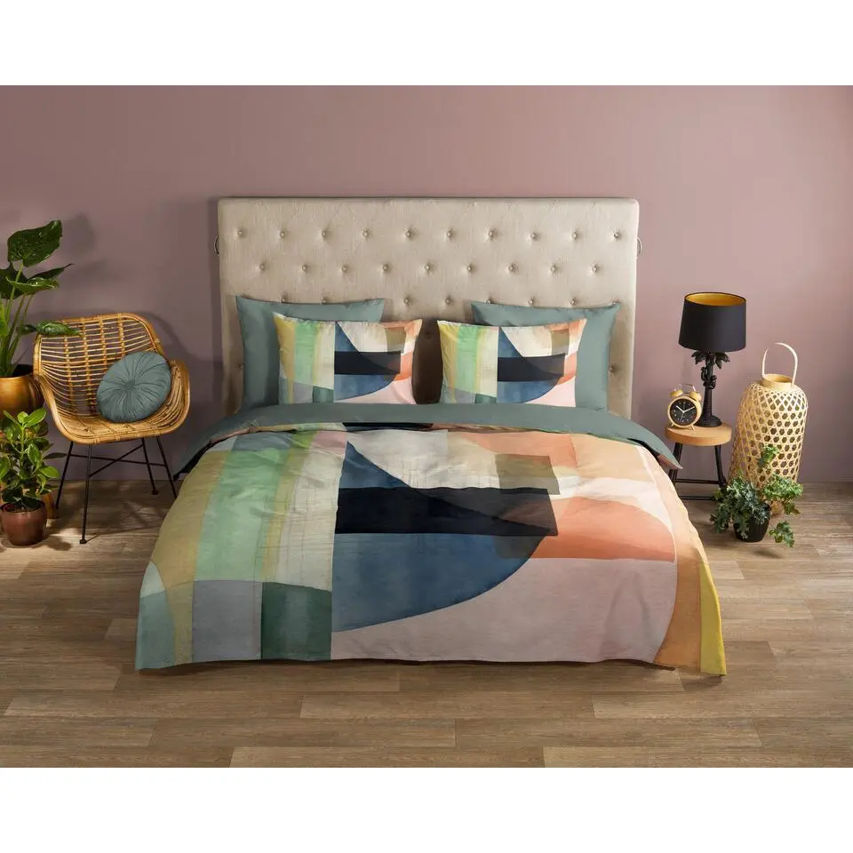 Good Morning Abstract Dekbedovertrek Multi-Lits-jumeaux (240 x 200/220 cm)