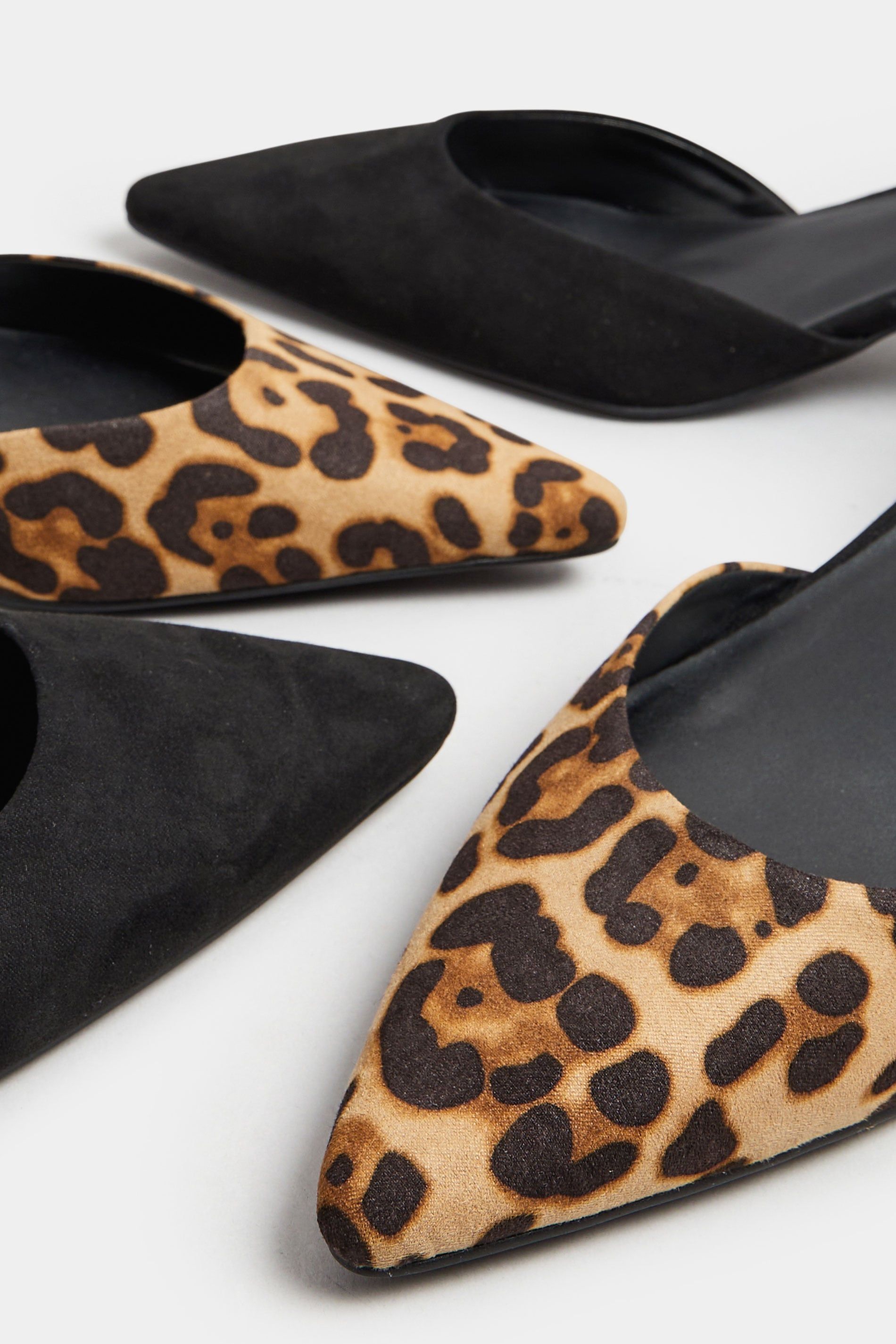 Long Tall Sally Leopard Print Kitten Heels