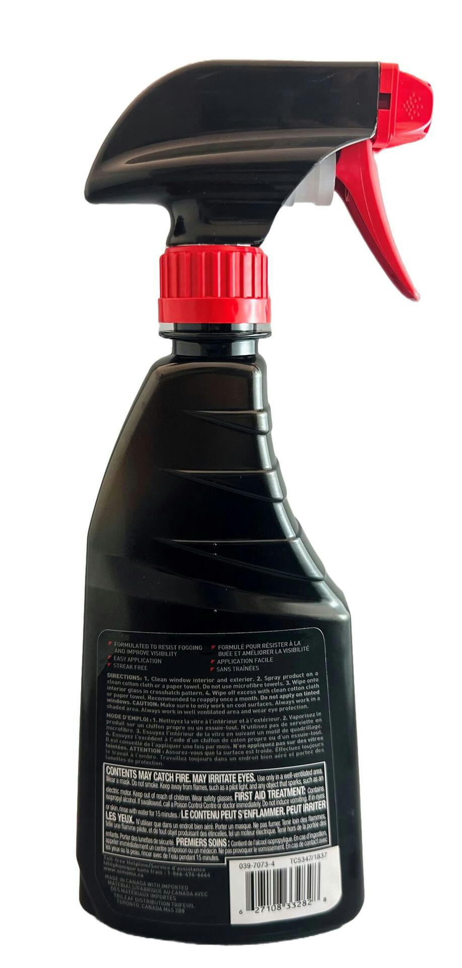 Simoniz Platinum Anti Fog Interior Glass Coating, 473-mL