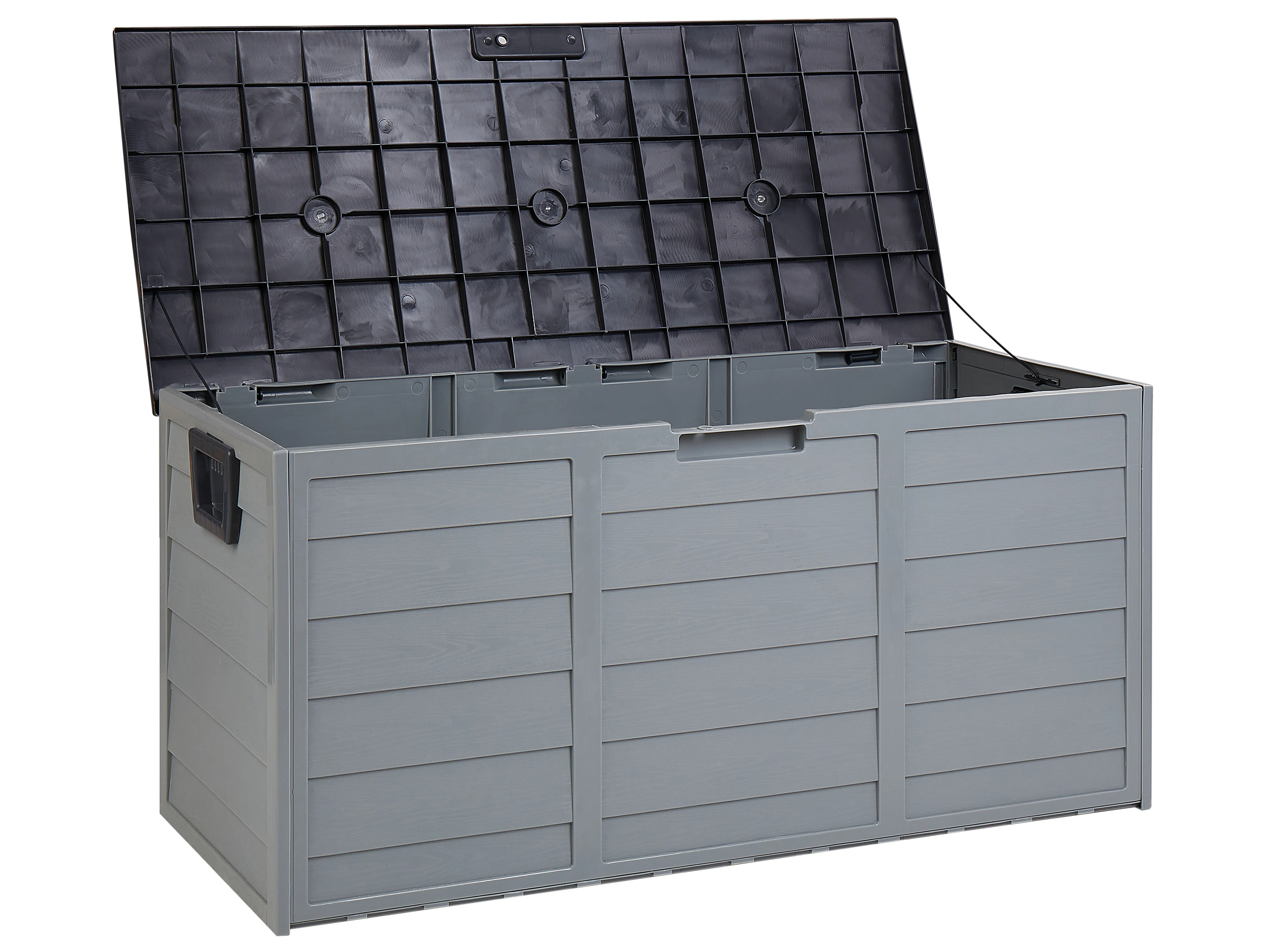 Storage Box LOCARNO 112 cm 50 cm Grey