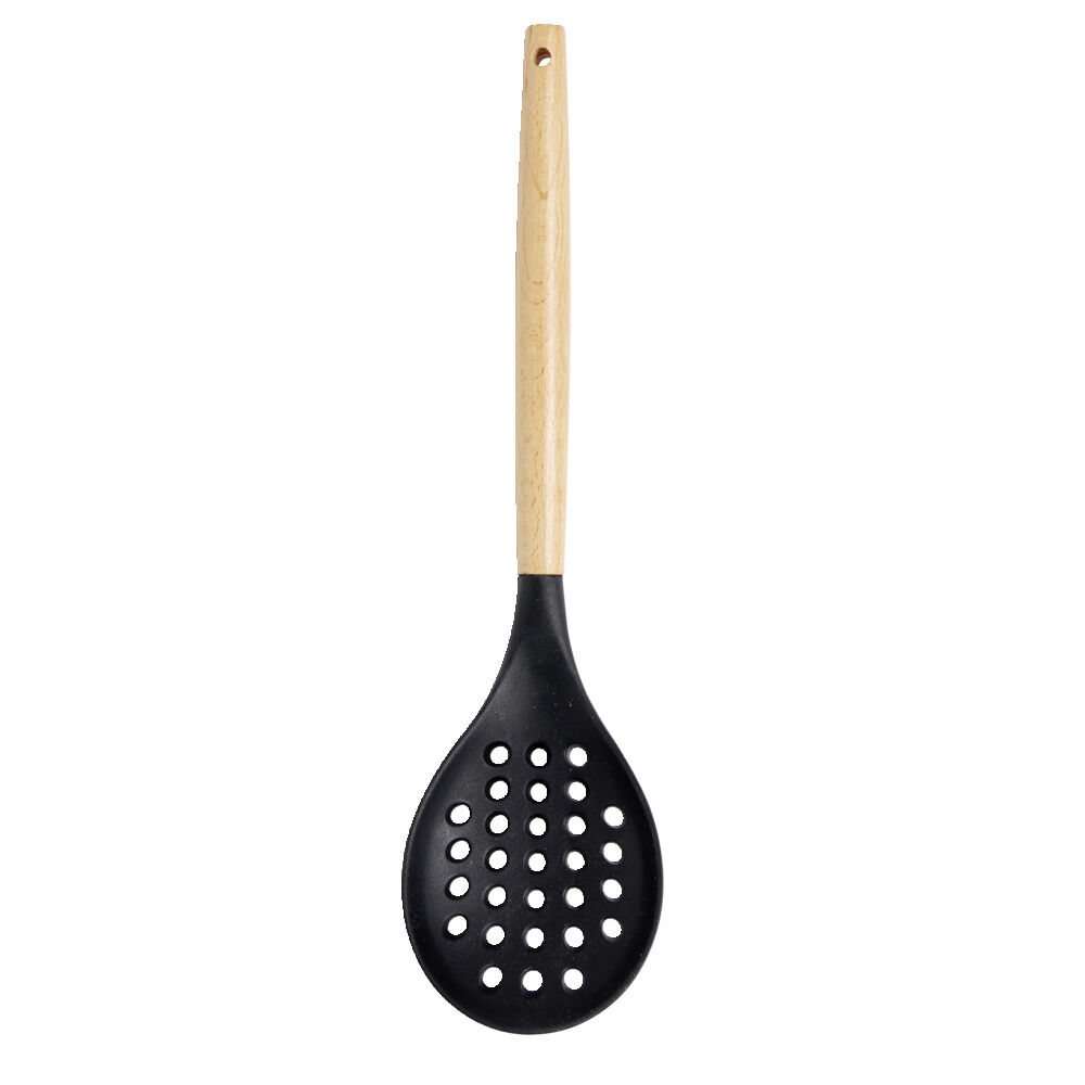 écumoire en plastique noir et gris L.33cm