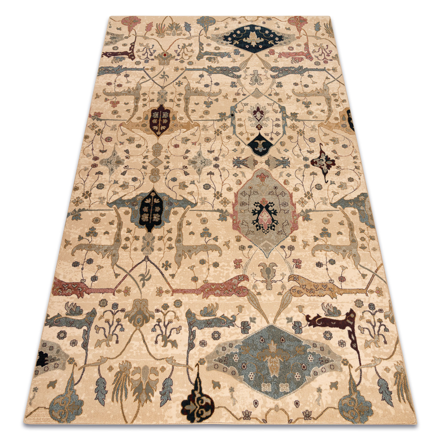 Dywan wełniany POLONIA Persej orientalny krem 170x235 cm