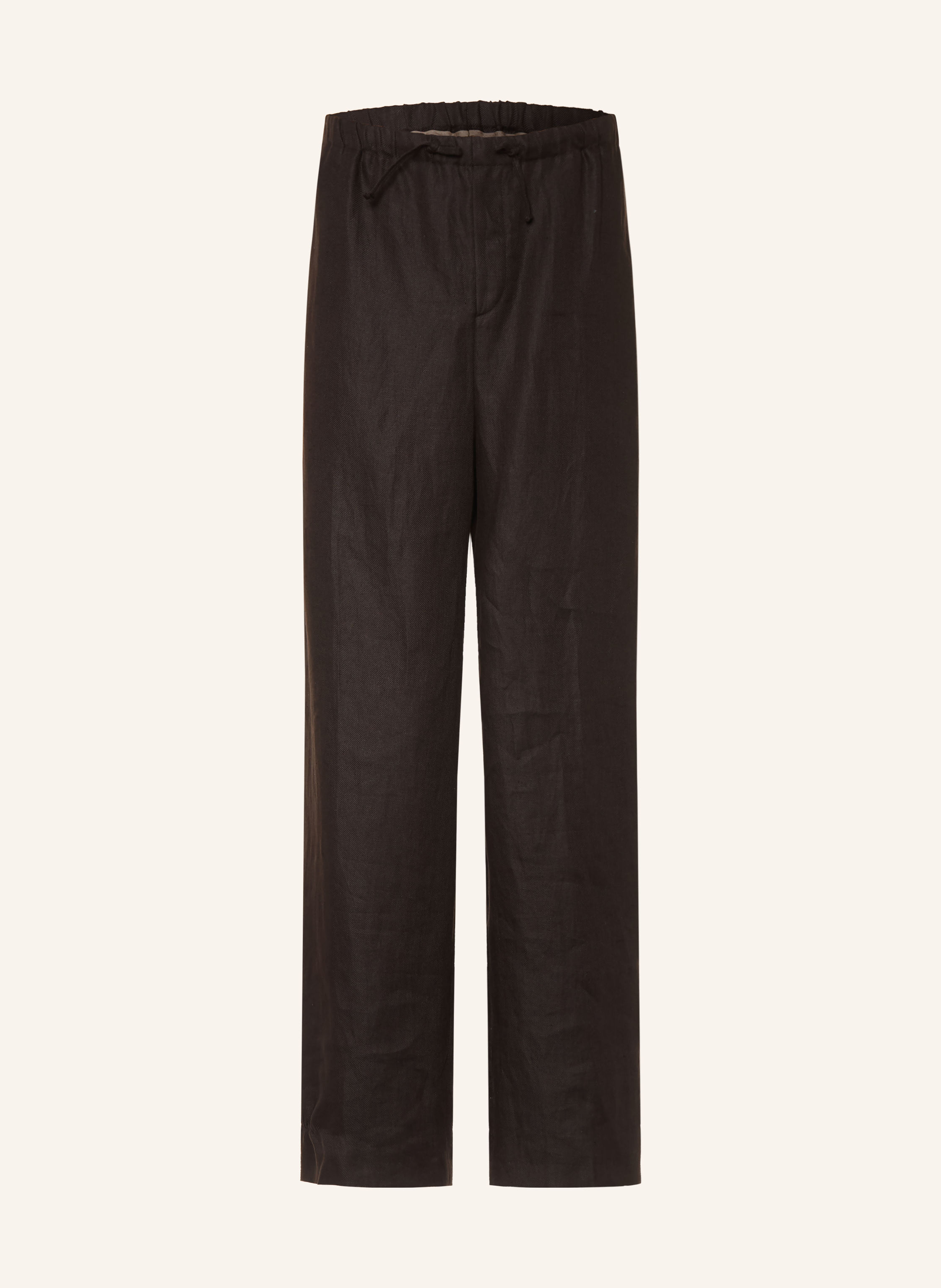 BOSS Leinenhose Regular Fit im Jogging-Stil