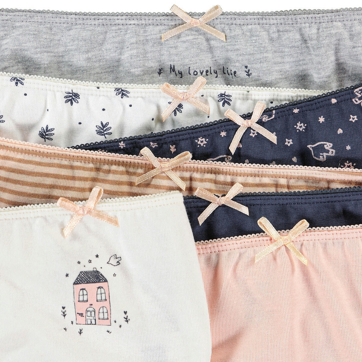 Lot de 7 culottes en coton