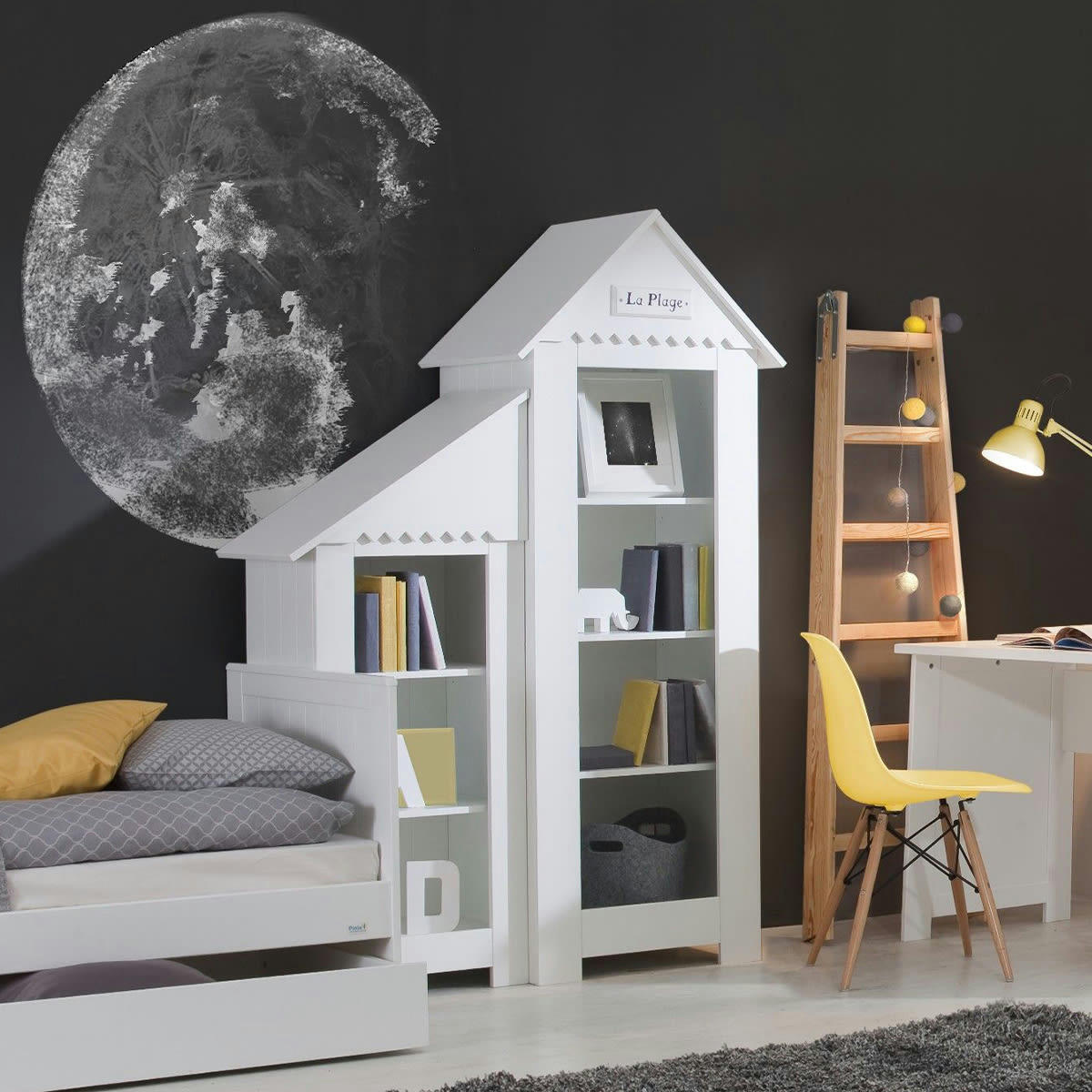 MARSYLIA - Bibliothèque blanc