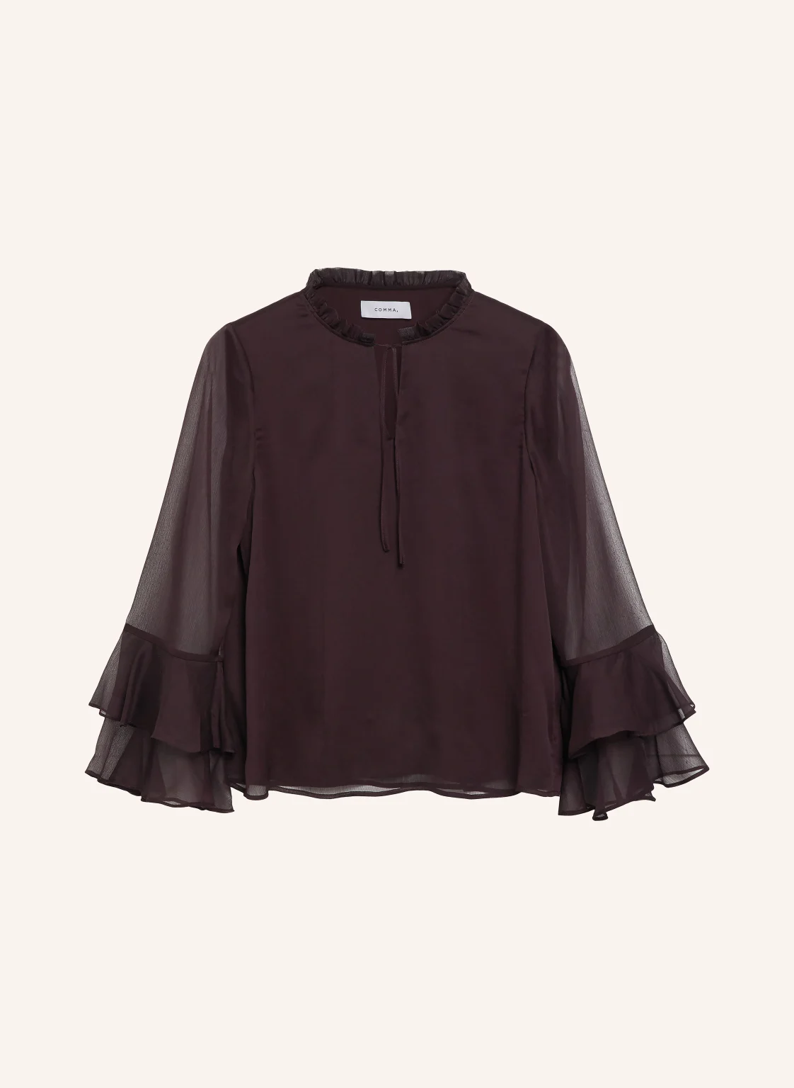 COMMA Blusenshirt mit Volants