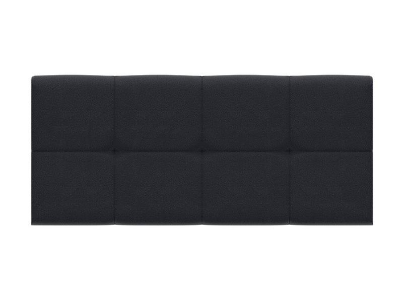 Nakładka tapicerowana do łóżka Tetrix 90 cm czarna