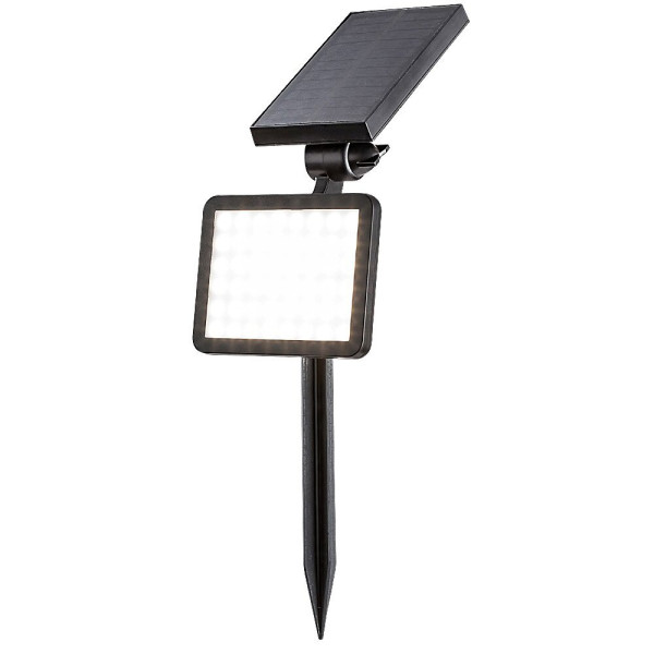 Reflektor wbijany solarny LED 9.6W Kelna czarny 77011 Rabalux