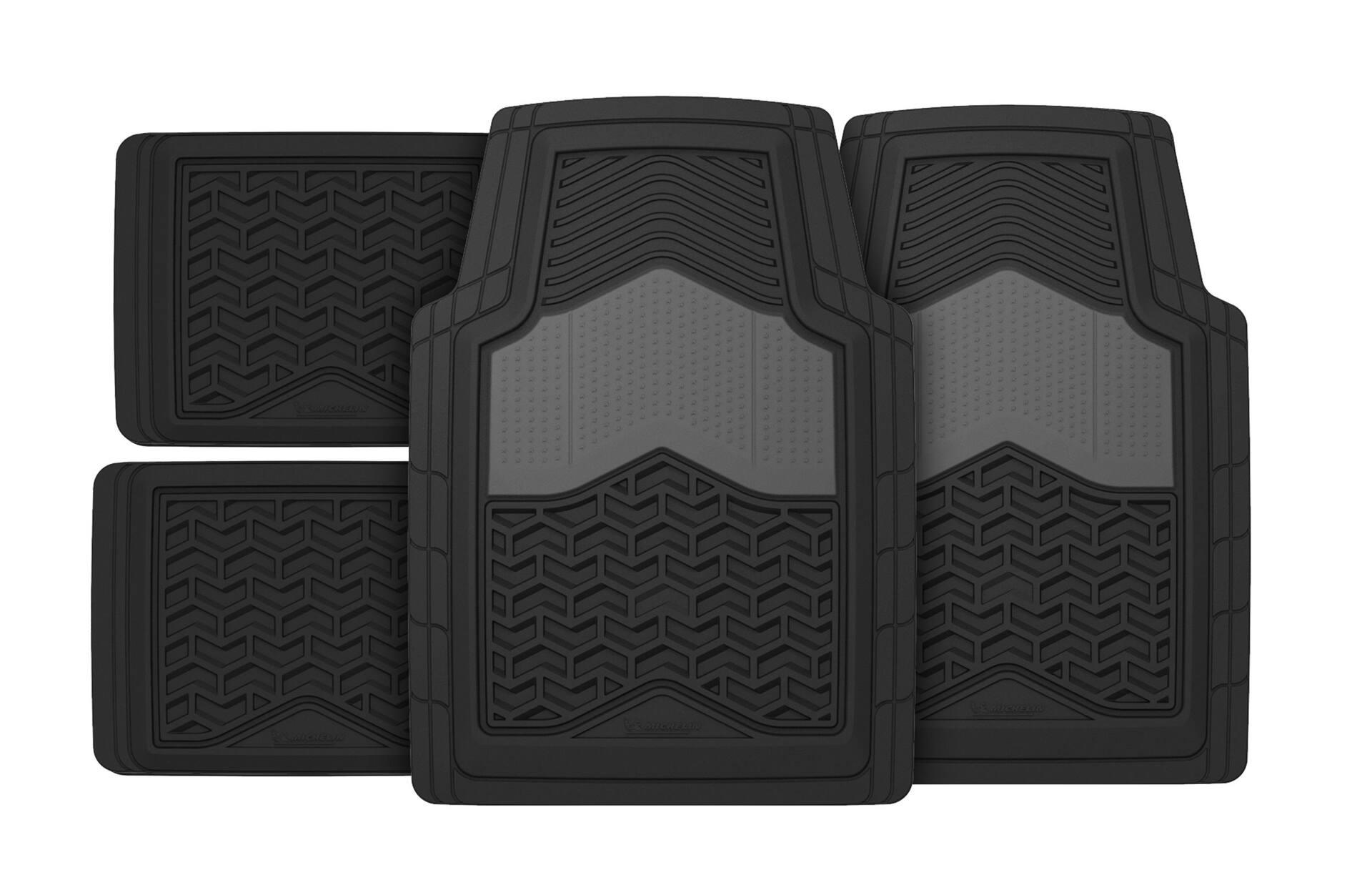 Michelin 2-Tone Extreme Protection Mat, Black & Grey, 4-pk