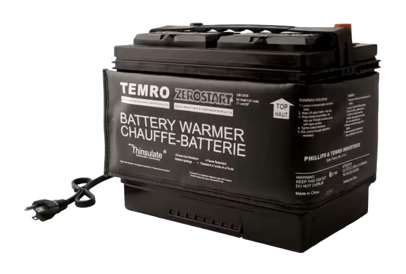 Temro Zerostart 2800063 Battery Warmer/Blanket, 80W, 36-in