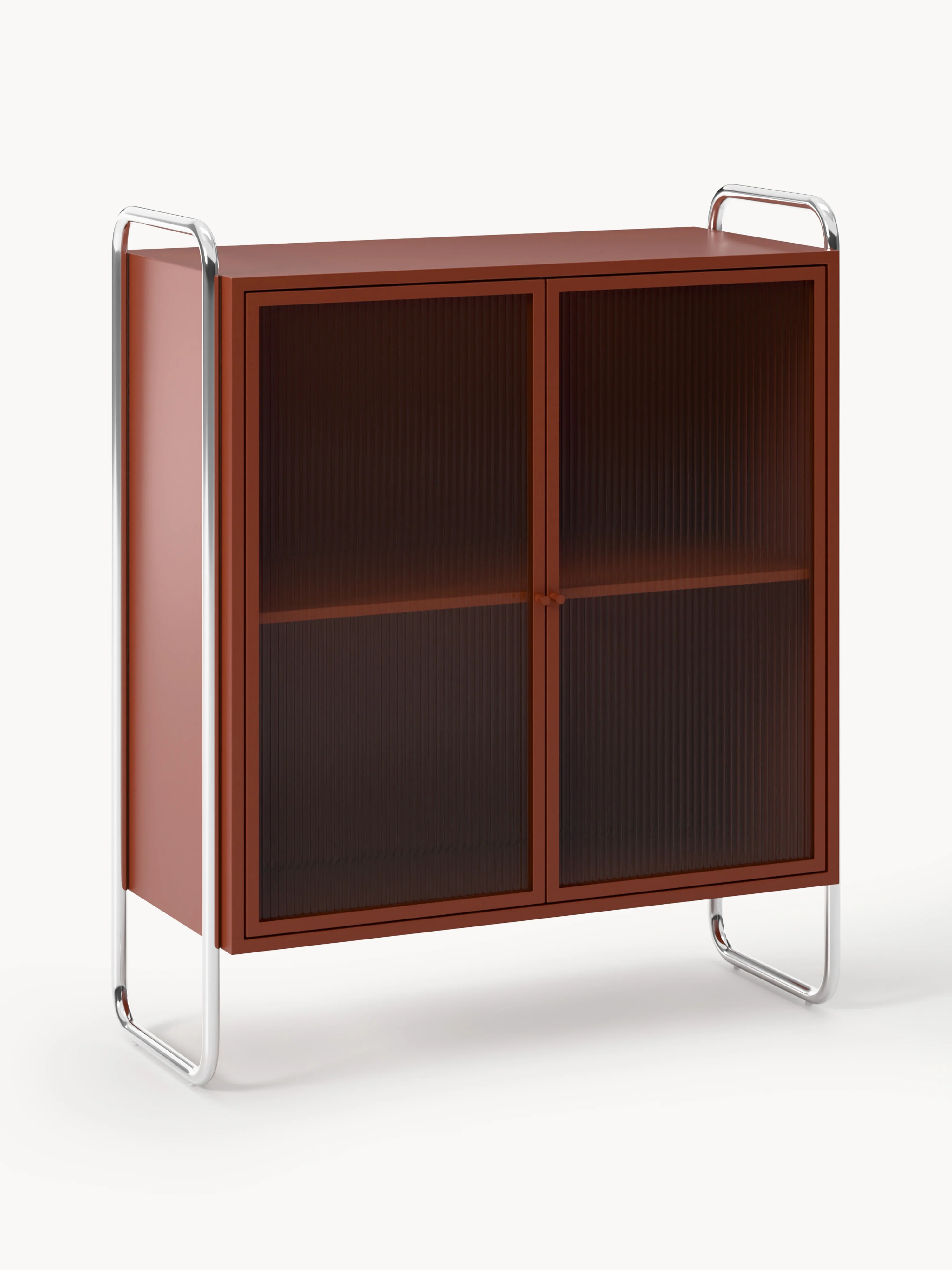 Metall-Vitrine Robyn mit Glas-Front