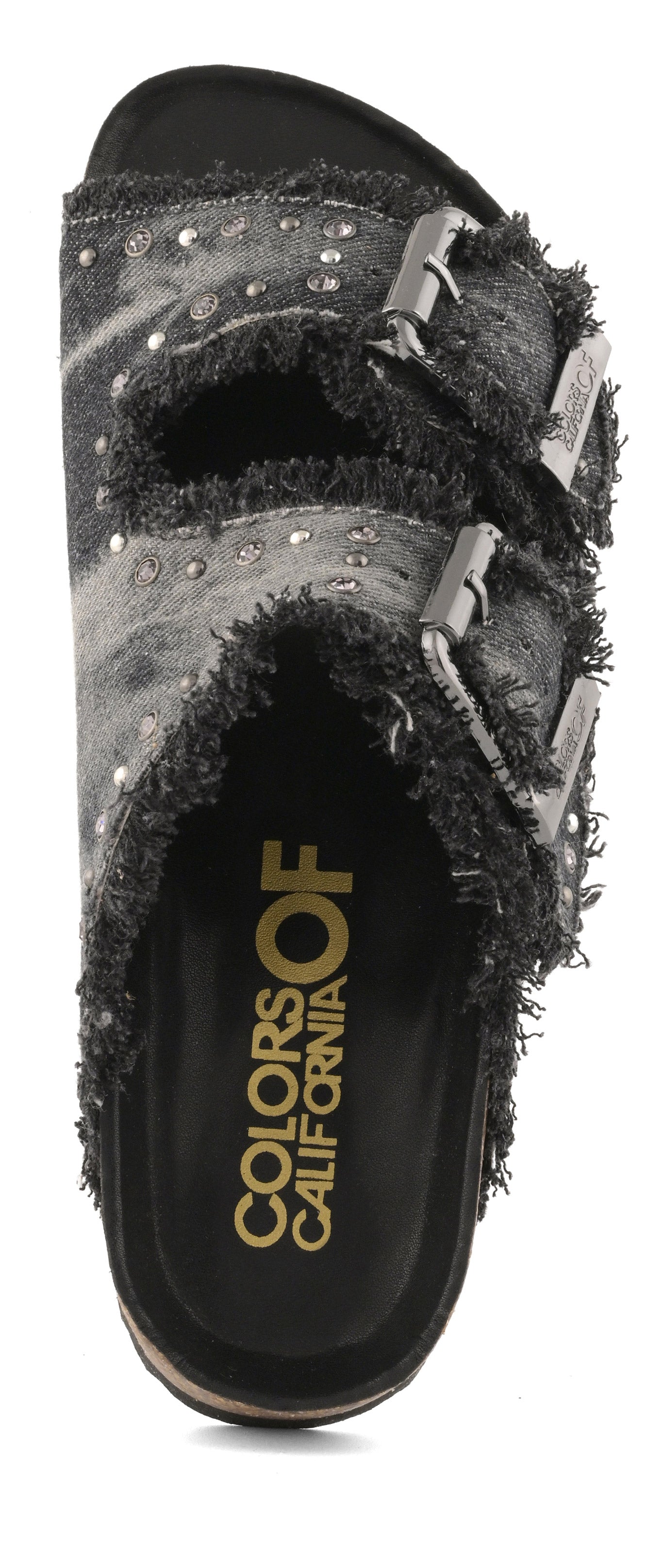 SANDALE BLACK DENIM