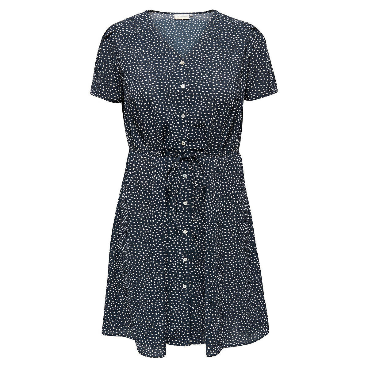 Robe courte à pois