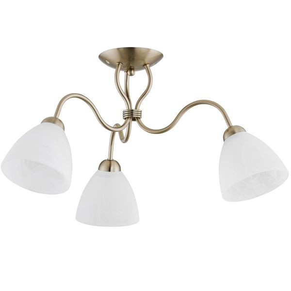 Lampa sufitowa ARIELpatyna-biała 3xE27x15W IP20 Alfa