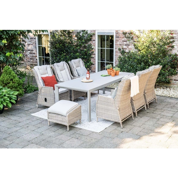 Lounge-Hocker »Osborne«, Aluminium, 1-Sitzer, BxHxT: 58 x 46 x 50cm