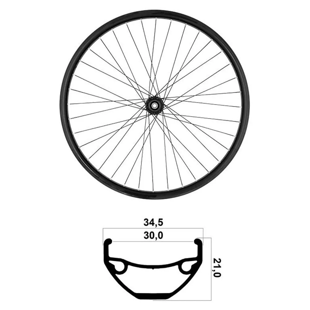 Mvtek 29´´ Tubeless MTB rear wheel