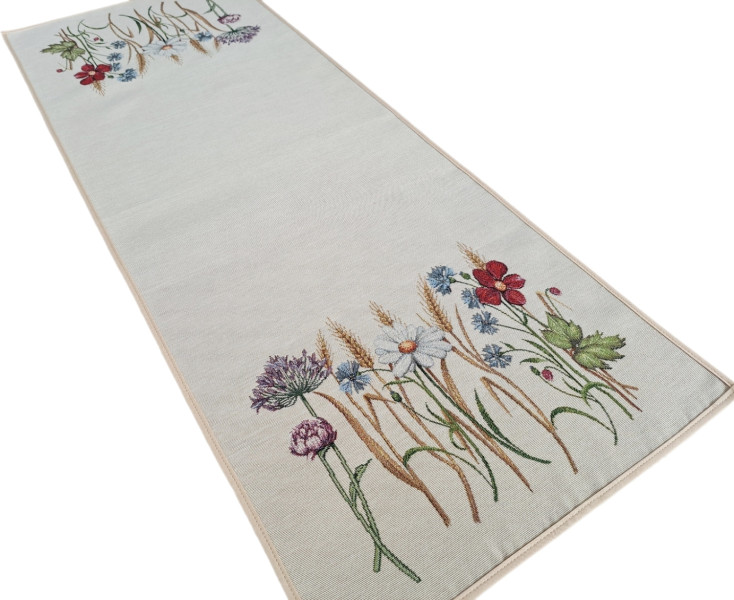 Bieżnik Na Stół 40X100 Cm Dekoracyjny Ozdobny Grano Natural