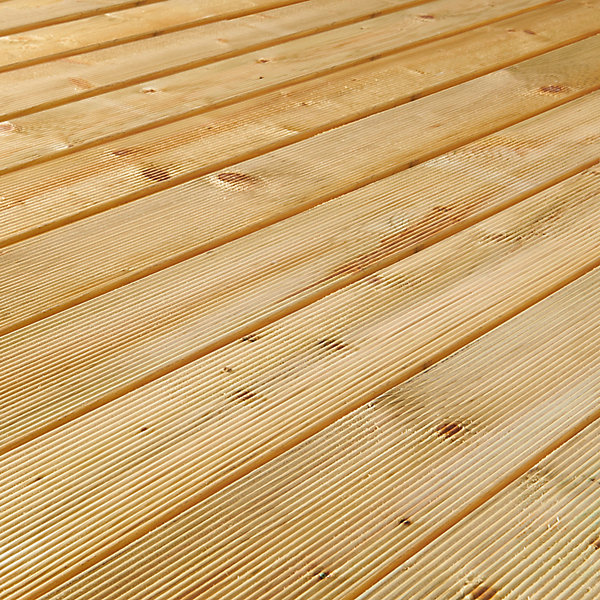 Lame de terrasse bois vert Madeira L.360 x l.12 cm