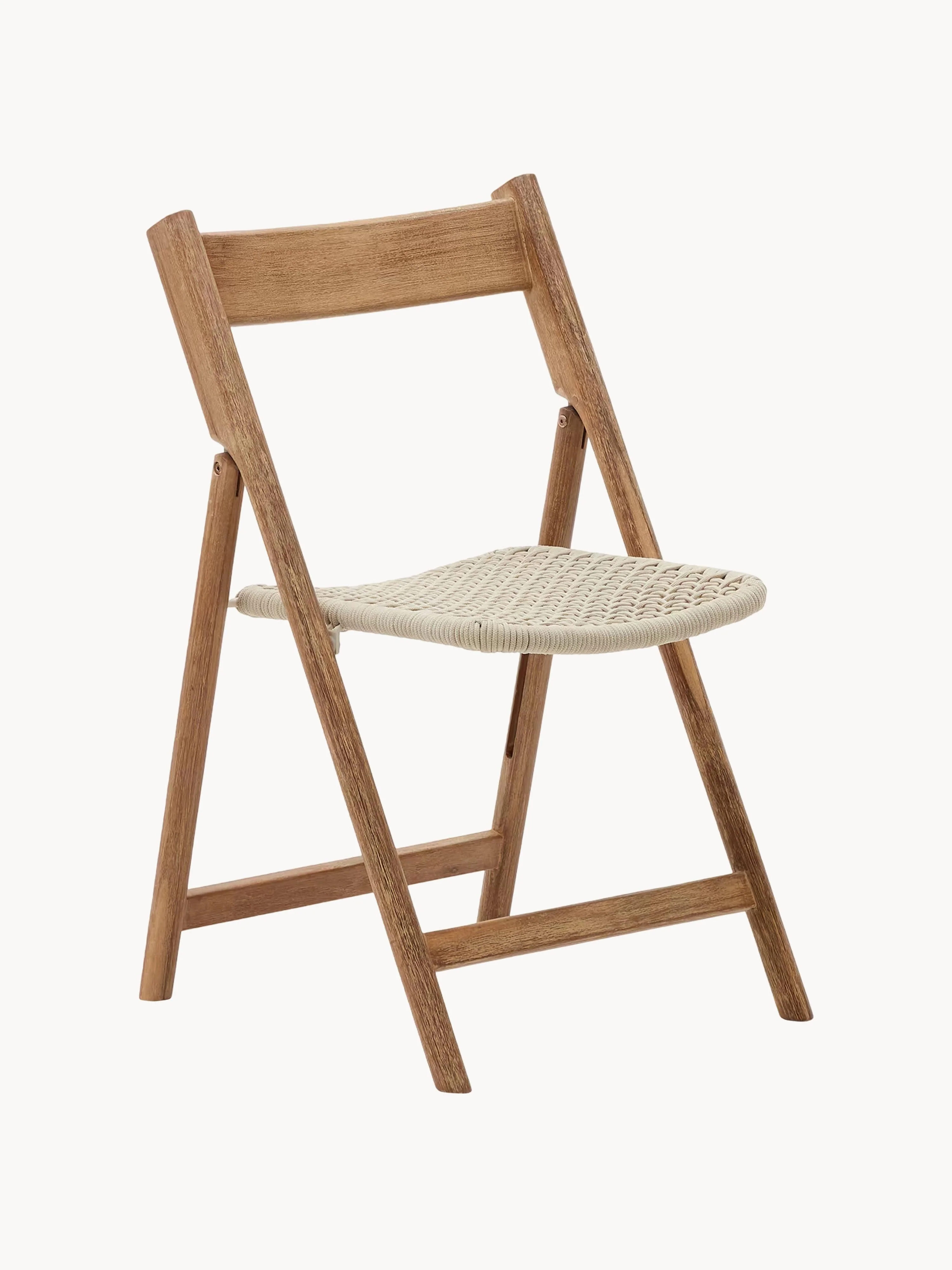 Klappbare Gartenstühle Dandara aus Akazienholz, 2er-Set