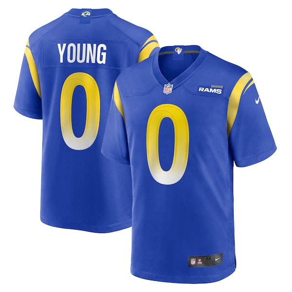 Byron Young Los Angeles Rams Nike Home Game Jersey - Royal/White