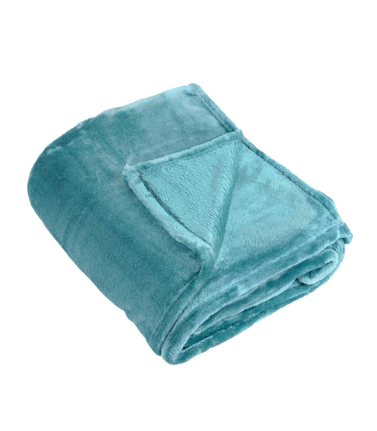 - Couverture polaire uni 220x240cm Turquoise