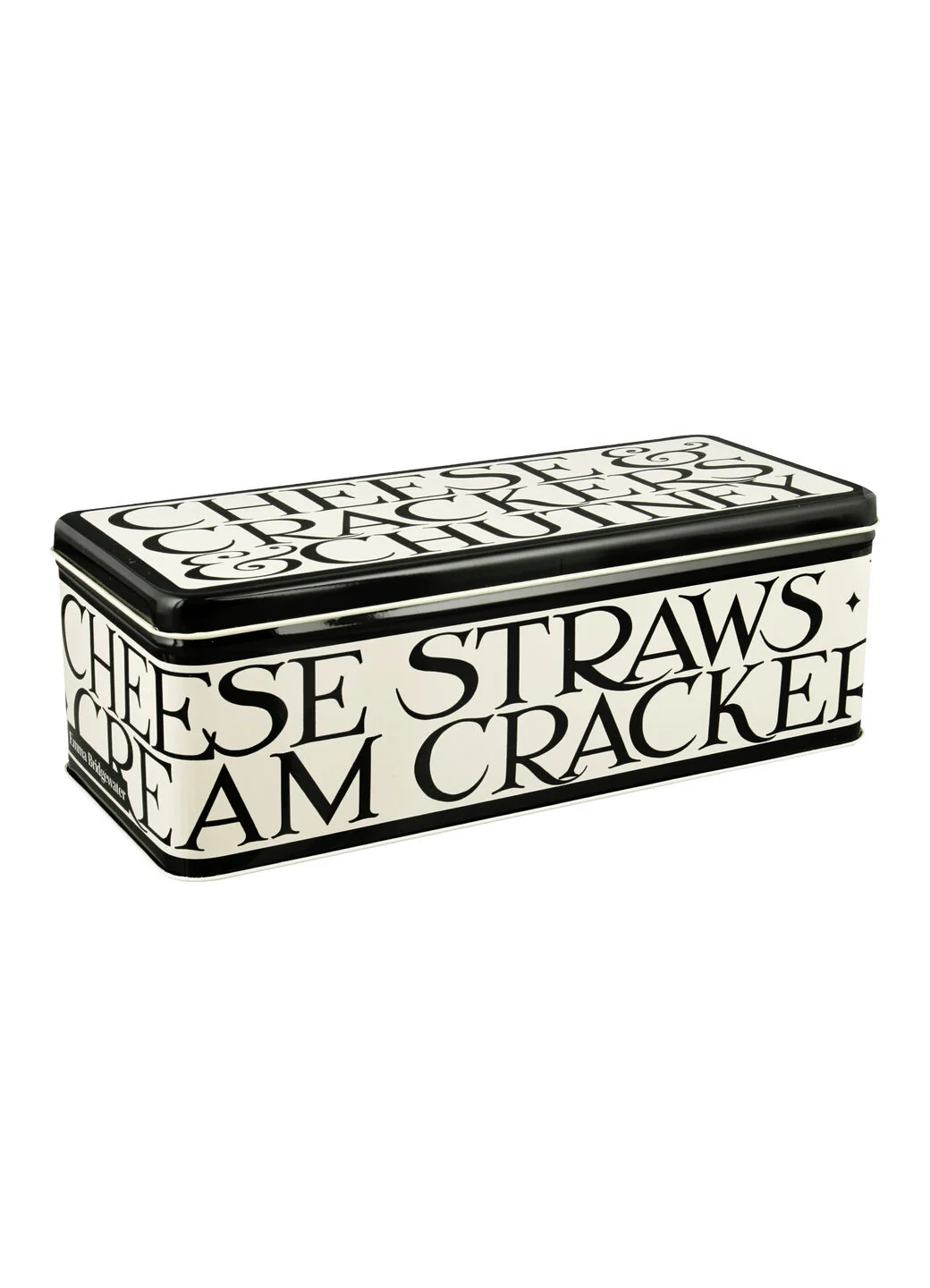 Black Toast Long Deep Rectangular Tin