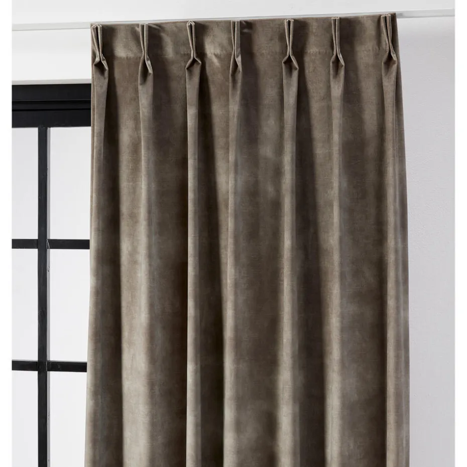 Kwantum Vouwgordijnen | Gordijnen | Gordijn Rosy  Taupe