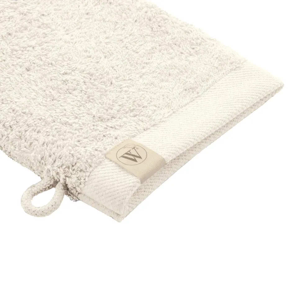 Walra washand - beige - 16x21 cm - 2 stuks