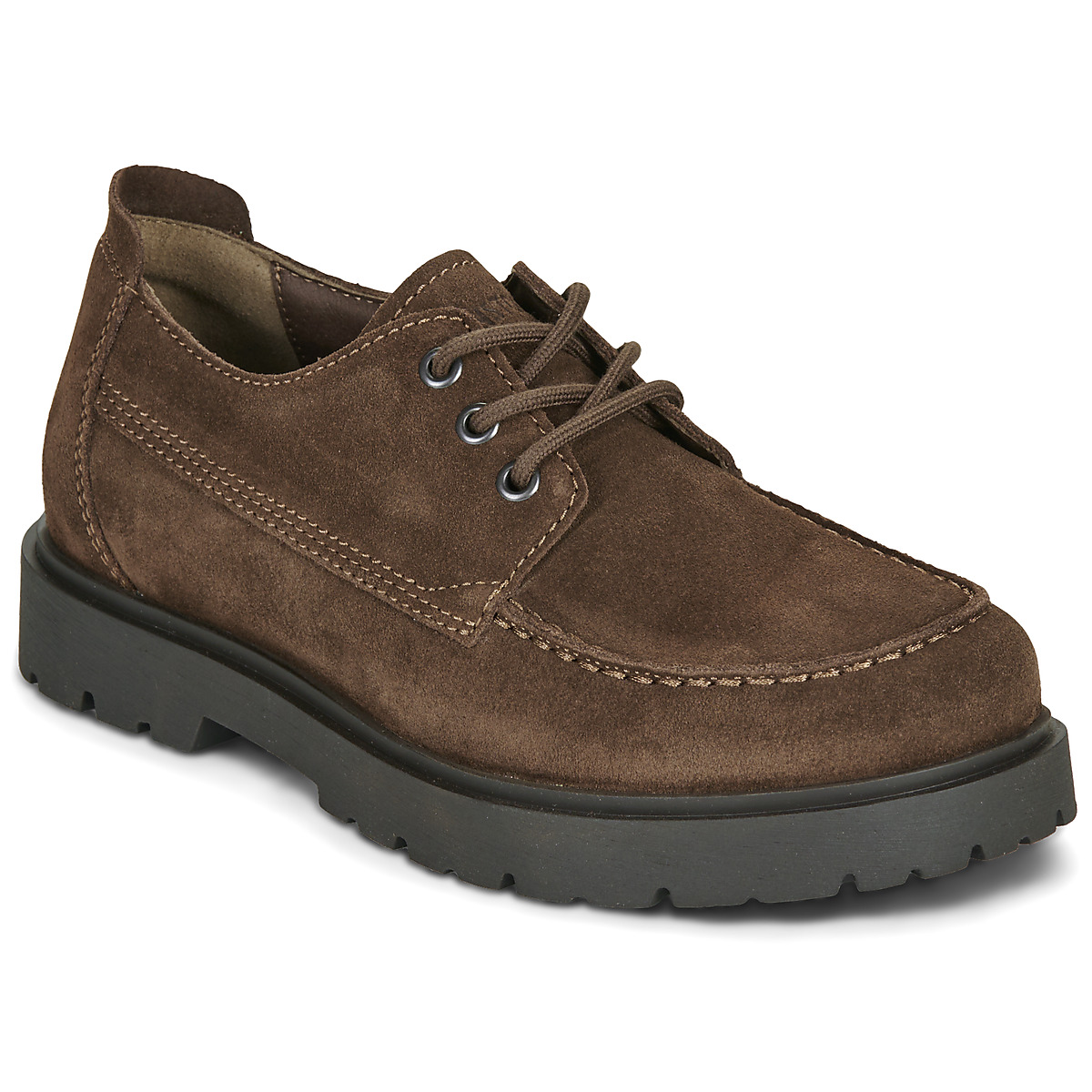 BIRKENSTOCK - Highwood Moc Lace - Suede / Brown