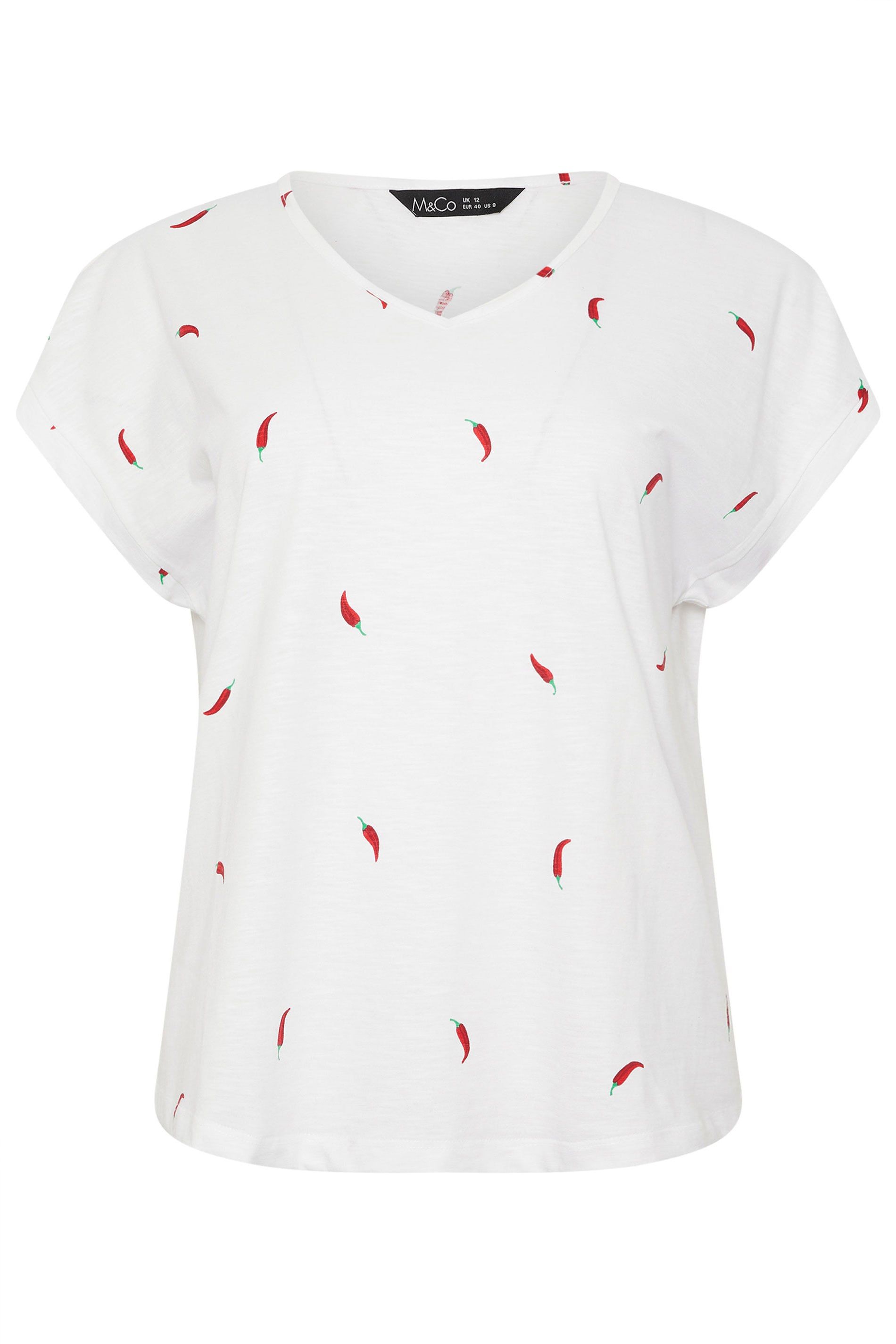 M&Co 3 Pack Cotton Grown On Sleeve T-Shirts