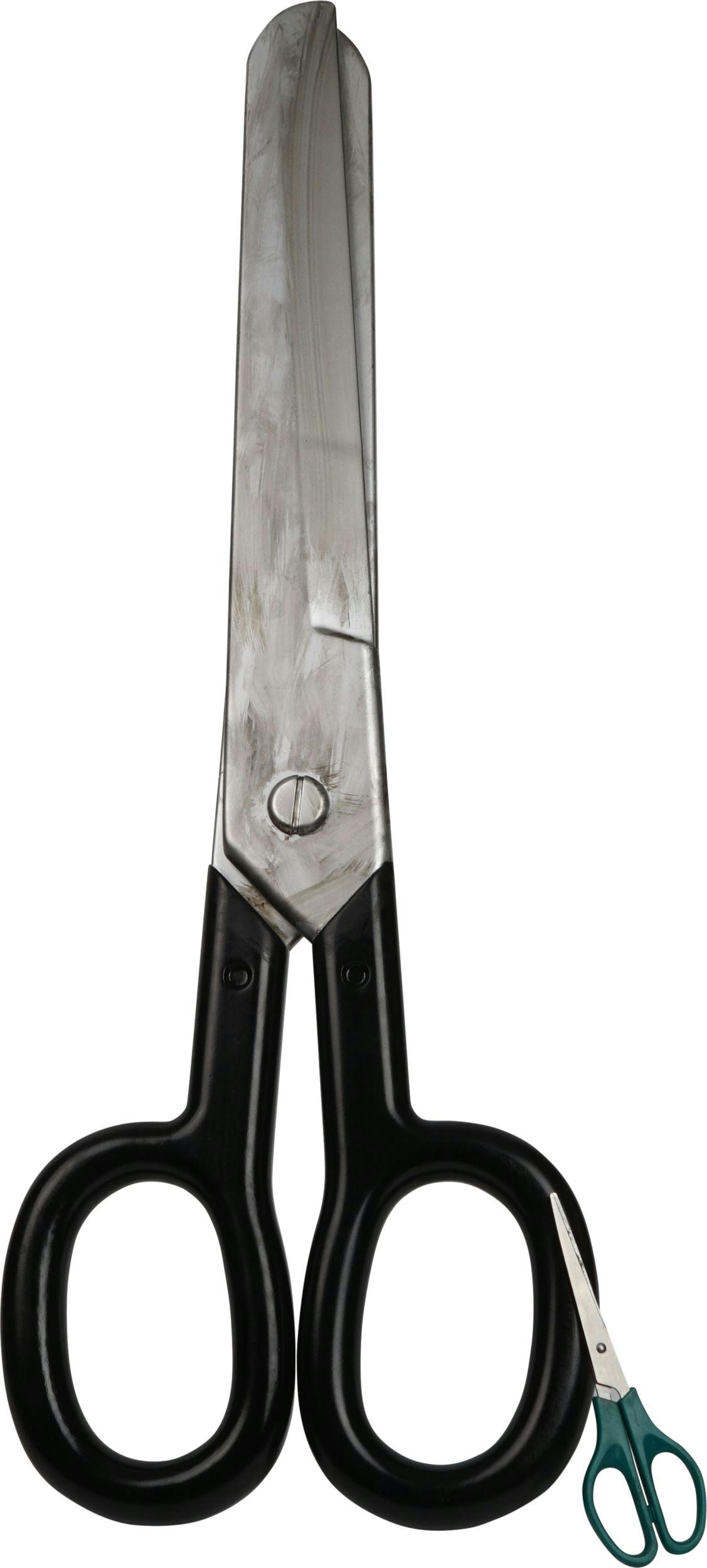 Jumbo Comedy Scissor Weapon, Silver/Black, 32-in, Wearable Costume Prop for Halloween