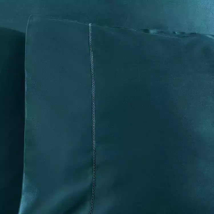 Habitat Cotton 400 TC Stitch Detail Navy Bedding Set -Single