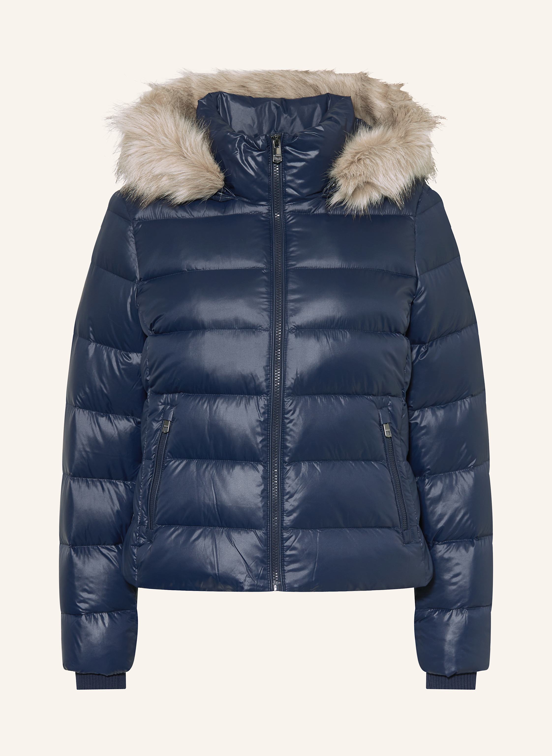 TOMMY HILFIGER Daunenjacke mit abnehmbarem Kunstfell