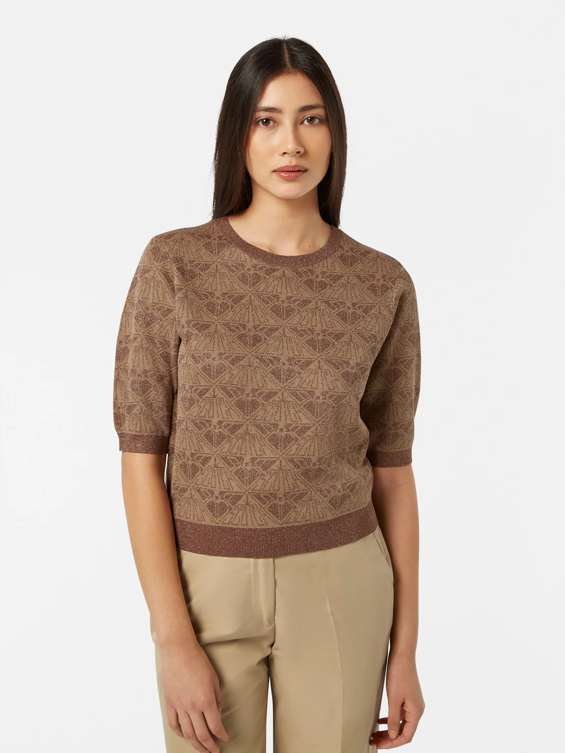 Monogram Jacquard Pullover