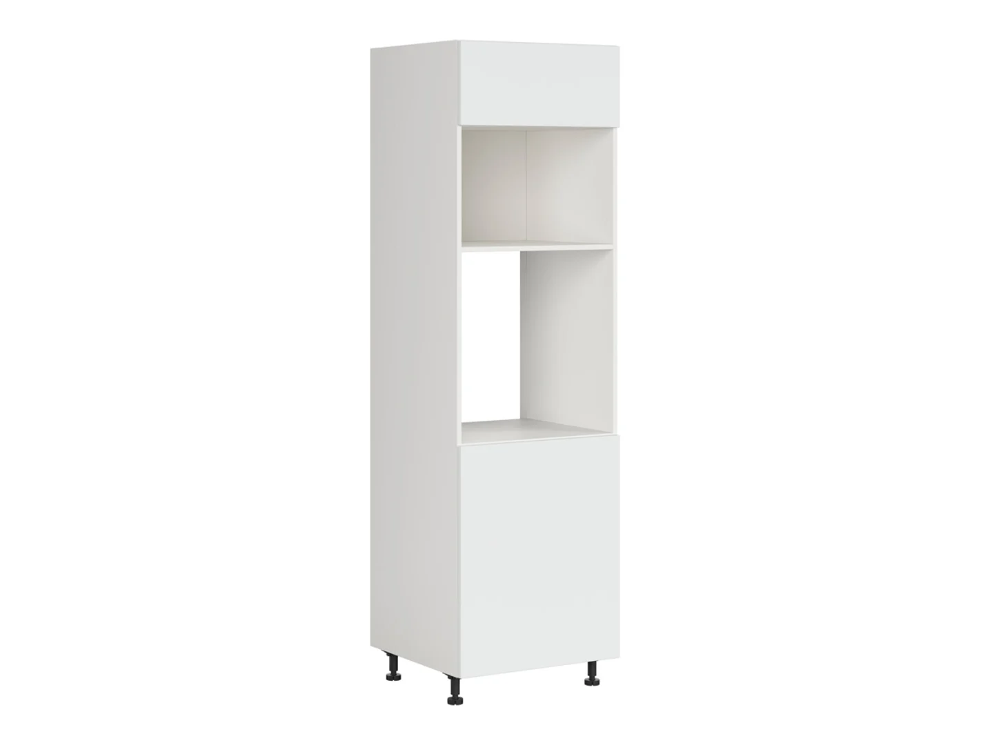 Szafka pod zabudowę piekarnika Top Line 2 60 cm lewa śnieżny super mat