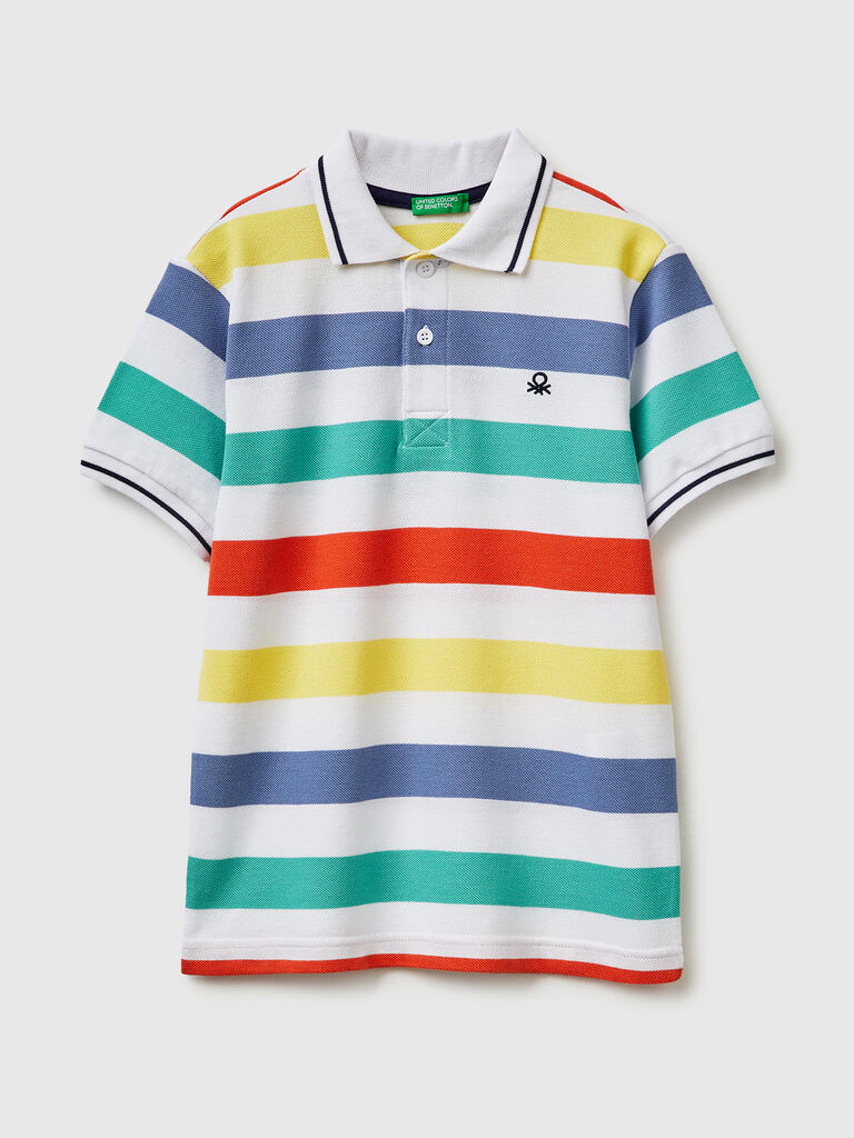 Striped polo