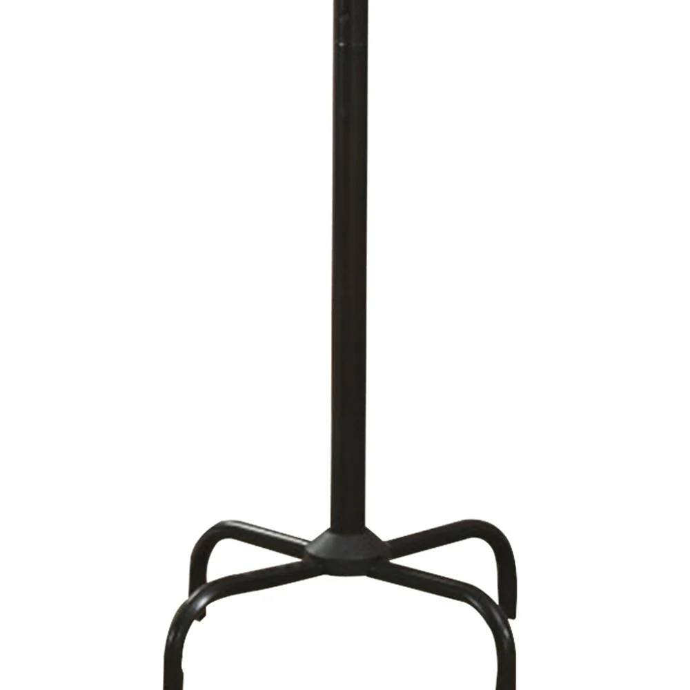 Metal Tube Coat Rack Black Set Of 4