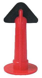 Caulking Flexo-Tip Applicator Precision Finishing Tool with Flexible Silicone Tip, Red